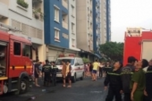 Nhiều nạn nhân trẻ em trong vụ cháy chung cư Carina Plaza
