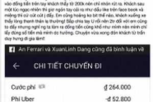 Sắp chia tay Uber, được đưa hơn 2 triệu đồng cho 24km đường nhưng tài xế đã hành động bất ngờ khiến khách 'like' và nhiều người cảm phục