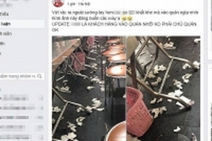Vào quán ăn, thấy giấy ăn đầy sàn cạnh thùng rác trống, khách hàng đặt câu hỏi về ‘sự sướng tay’