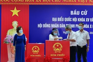 TP Đà Nẵng: 526 đơn vị bầu cử đồng loạt tiến hành bỏ phiếu