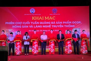 Khai mạc Phiên chợ sản phẩm OCOP, nông sản, làng nghề truyền thống năm 2024