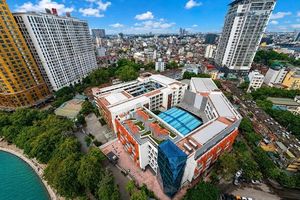 Khánh thành, gắn biển công trình Trường THCS Giảng Võ 2