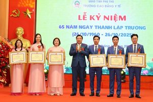 Trường Cao đẳng Y tế Phú Thọ: Kỷ niệm 65 năm ngày thành lập