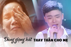 Cậu bé 'Giọng hát Việt nhí' ước mơ dùng giọng hát kiếm tiền thay thận cho mẹ