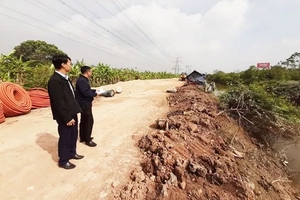 Nhiều công trình thủy lợi ở Bắc Ninh bị xâm hại