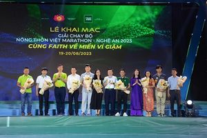 Giải marathon chuyên nghiệp lần đầu tổ chức tại Nghệ An