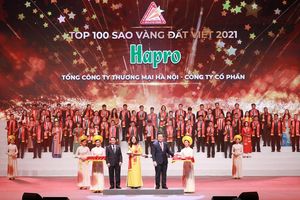 Vũng vàng vượt đại dịch, Hapro được vinh danh giải thưởng "Sao Vàng Đất Việt năm 2021"