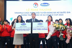 Vinamilk thưởng 1 tỉ đồng mừng kỳ tích lịch sử của đội tuyển bóng đá nữ Việt Nam