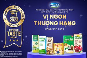 Vinamilk - thương hiệu sữa Việt Nam đầu tiên có sản phẩm đạt 3 sao từ giải thưởng Superior Taste Award