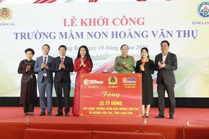 T&T Group và SHB đồng hành cùng Bộ Công an xây dựng Trường mầm non Hoàng Văn Thụ tại Lạng Sơn