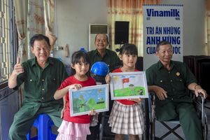 Vinamilk “Viết tiếp câu chuyện hòa bình” bằng tranh và hành động