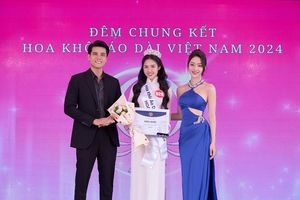 Nhan sắc ngọt ngào của tân Hoa khôi Áo dài Việt Nam 2024
