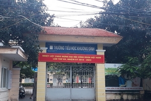 Thanh Xuân, Hà Hội: Trường tiểu học Khương Đình bị “tố” lạm thu