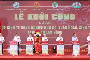 Khởi công tổ hợp kinh tế nông nghiệp hữu cơ 4F tại Hà Tĩnh
