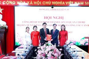 Xã Yên Lạc công bố quyết định thành lập Trạm Y tế xã