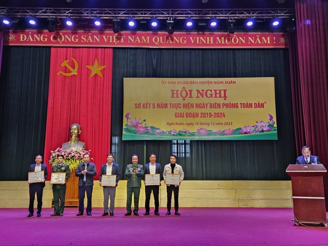 Ngày 18/12 vừa qua, UBND huyện Nghi Xuân đã tổ chức hội nghị sơ kết 5 năm thực hiện ngày “Biên phòng toàn dân”, giai đoạn 2019 - 2024.