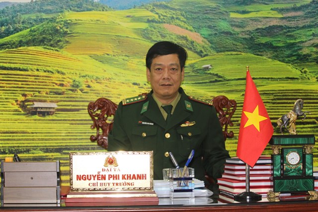 Đại t&aacute; Nguyễn Phi Khanh - Chỉ huy trưởng Bộ đội Bi&ecirc;n ph&ograve;ng tỉnh L&agrave;o Cai