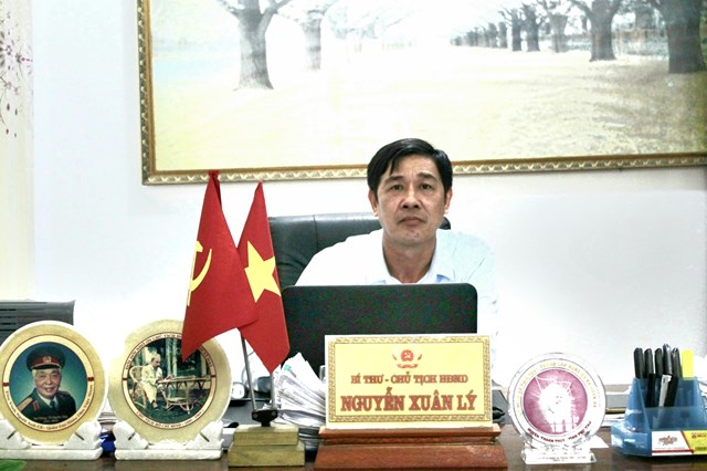 Ông Nguyễn Xuân Lý - Bí thư Đảng ủy, Chủ tịch HĐND xã Đoan Hạ.