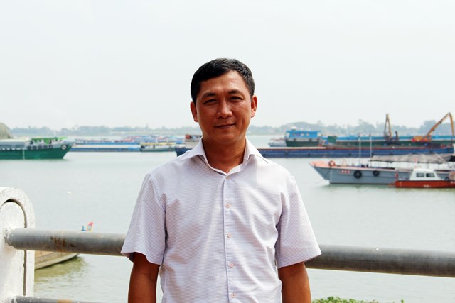 Ông Nguyễn Thành Chương – Đại diện Công ty TNHH MTV Dịch vụ hàng hải Việt Hưng – Đồng Tháp chia sẻ với Phóng viên.