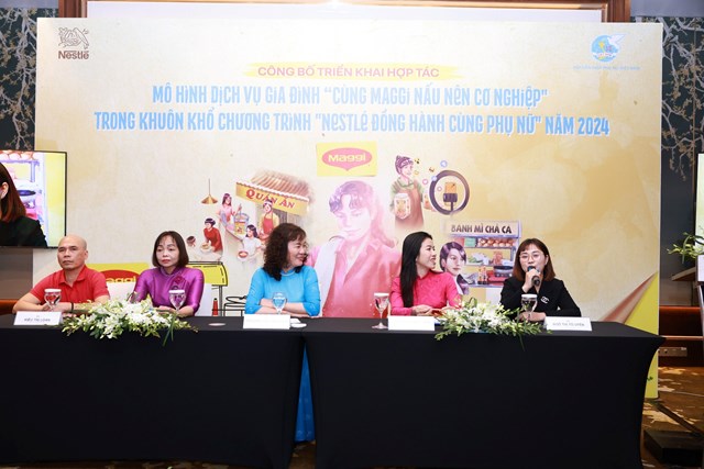 Hội Liên hiệp Phụ nữ Việt Nam và Nestlé Việt Nam công bố triển khai hợp tác Mô hình dịch vụ gia đình “Cùng MAGGI Nấu Nên Cơ Nghiệp” - Ảnh 1