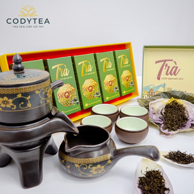 Tr&agrave; ướp Sen Hồ T&acirc;y CODY TEA (Đại Thọ)