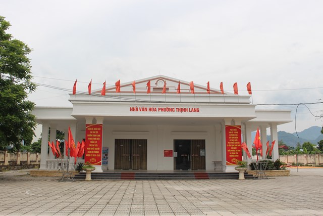 Nhà văn hóa phường Thịnh Lang.
