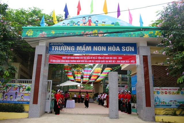 Trường Mầm non Hòa Sơn có cơ sở vật chất khang trang, sạch đẹp nằm trên địa bàn xã Hòa Sơn, huyện Lương Sơn, tỉnh Hòa Bình.