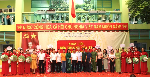 Trường mầm non Long Biên: Tưng bừng Khai giảng năm học mới 2024 - 2025 - Ảnh 12