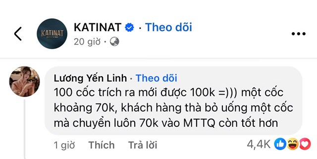 Thương hiệu đồ uống KATINAT trích 1.000đ trên mỗi ly nước bán ra ủng hộ miền Bắc bão lũ - Ảnh 2