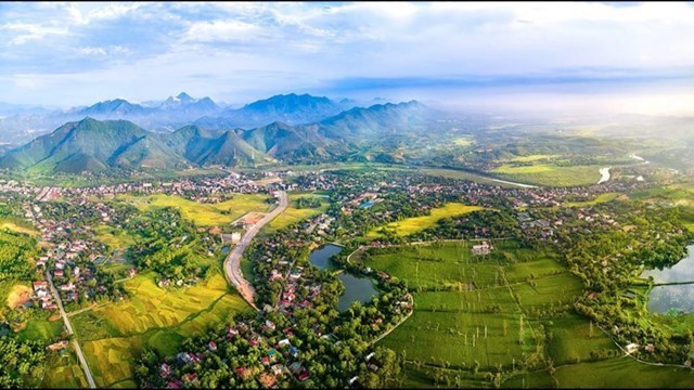 Diện mạo huyện Thanh Sơn ngày càng thay da đổi thịt.