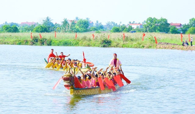 Hải Phòng: Lễ hội Bơi trải Đền - Chùa Ngọ Dương được tổ chức từ ngày 31/01/2025 đến 02/02/2025 - Ảnh 3