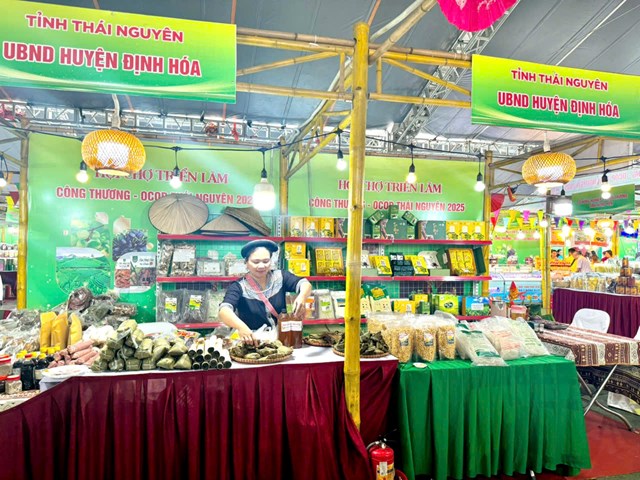 Hơn 30 tỉnh, thành phố tham gia Hội chợ triển lãm “Công Thương - OCOP Thái Nguyên 2025” - Ảnh 4