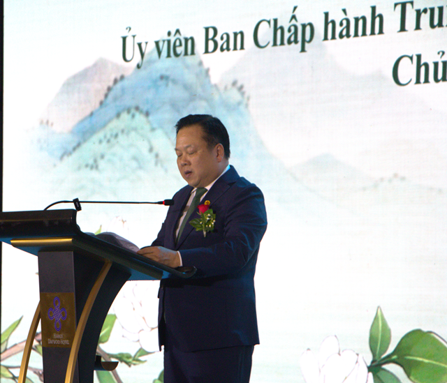 Ông Nguyễn Hoàng Anh - Ủy viên Ban chấp hành Trung ương Đảng, Phó Trưởng Ban Chính sách, chiến lược Trung ương, Chủ tịch Hội Hữu Nghị Việt Trung