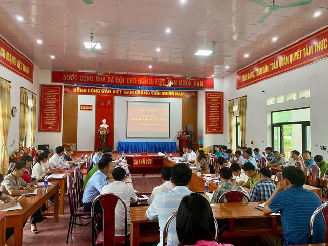 Ph&#250; Thọ: Đảng bộ x&#227; Khả Cửu kiện to&#224;n tổ chức bộ m&#225;y, triển khai nhiệm vụ trọng t&#226;m  - Ảnh 1