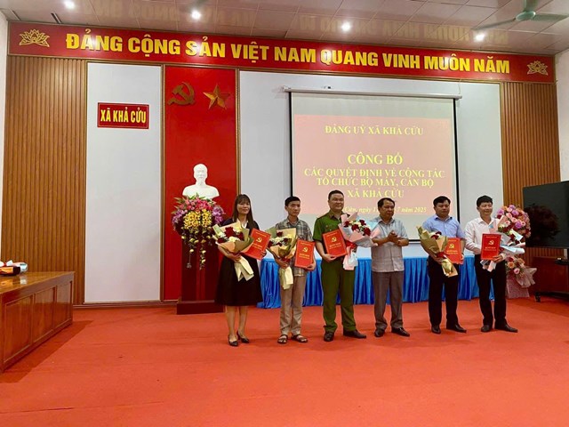 Ph&#250; Thọ: Đảng bộ x&#227; Khả Cửu kiện to&#224;n tổ chức bộ m&#225;y, triển khai nhiệm vụ trọng t&#226;m  - Ảnh 4