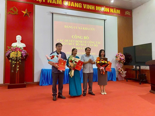 Ph&#250; Thọ: Đảng bộ x&#227; Khả Cửu kiện to&#224;n tổ chức bộ m&#225;y, triển khai nhiệm vụ trọng t&#226;m  - Ảnh 6