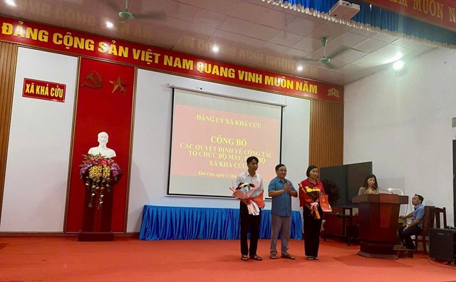 Ph&#250; Thọ: Đảng bộ x&#227; Khả Cửu kiện to&#224;n tổ chức bộ m&#225;y, triển khai nhiệm vụ trọng t&#226;m  - Ảnh 7