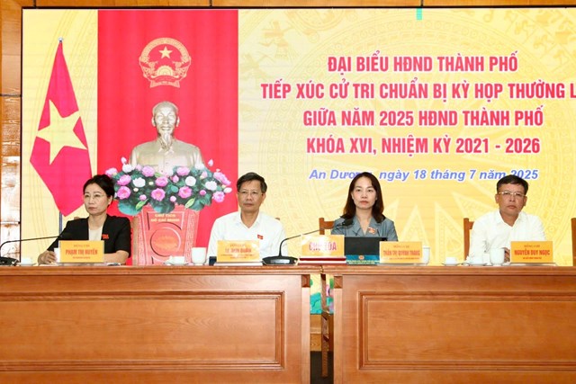 Cử tri ba phường tại Hải Phòng góp ý chuẩn bị kỳ họp HĐND thành phố - Ảnh 2