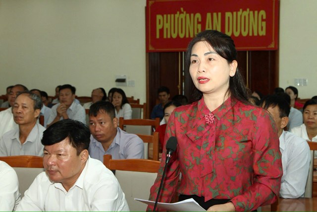 Cử tri ba phường tại Hải Phòng góp ý chuẩn bị kỳ họp HĐND thành phố - Ảnh 4