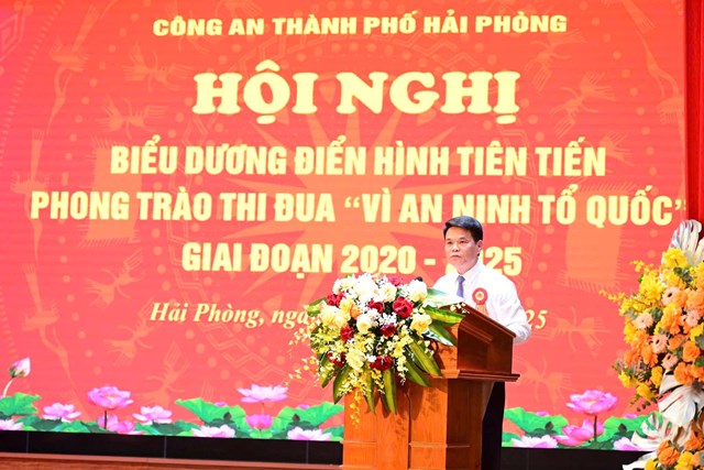 Đồng chí Lê Ngọc Châu – Phó Bí thư Thành ủy, Chủ tịch UBND TP Hải Phòng dự và phát biểu chỉ đạo tại hội nghị.