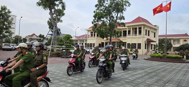 Phường An Dương: Ra quân cao điểm bảo đảm an ninh, phục vụ Đại hội Đảng các cấp - Ảnh 1