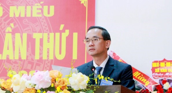 Chủ nhiệm Ủy ban Kiểm tra Tỉnh uỷ Nguyễn Hải phát biểu chỉ đạo Đại hội.