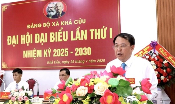 Đồng chí Trần Văn Hoan được chỉ định giữ chức vụ Bí thư Đảng uỷ xã Khả Cửu nhiệm kỳ 2025 - 2030.