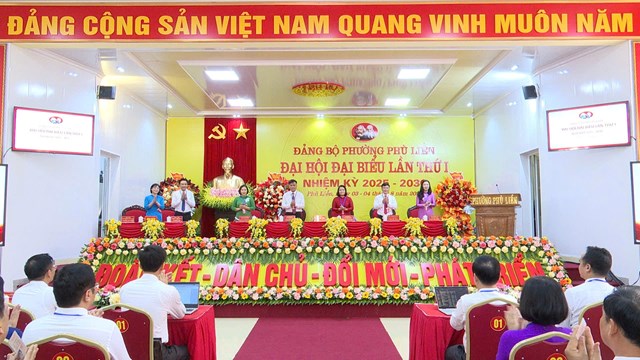 Đảng bộ phường Phù Liễn lần thứ I, nhiệm kỳ 2025–2030 ra mắt Đại hội tại phiên trù bị chiều 3/8.