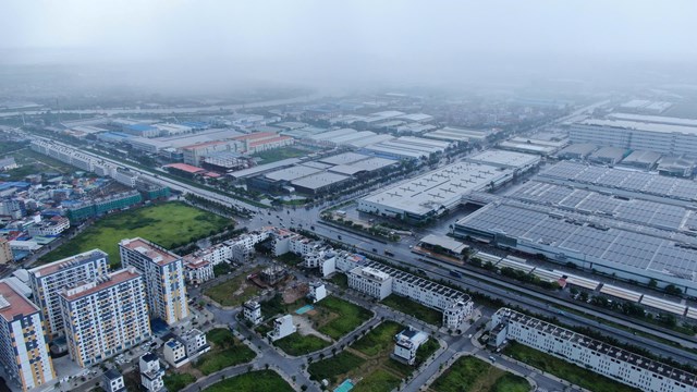 Sản xuất tại Khu c&ocirc;ng nghiệp LG Tr&agrave;ng Duệ, nơi hội tụ nhiều tập đo&agrave;n FDI h&agrave;ng đầu.