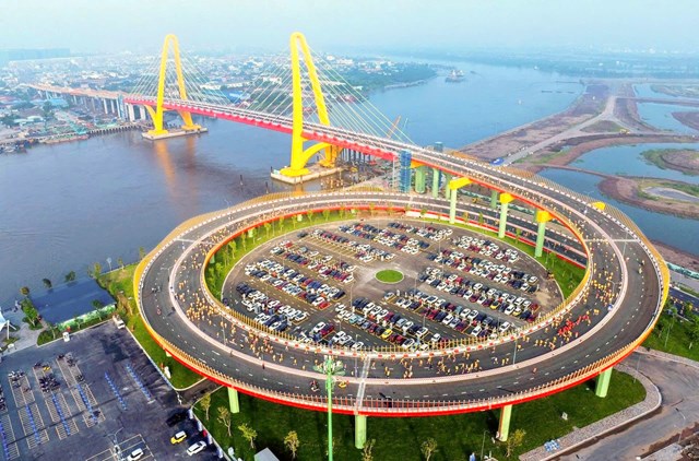 Cầu M&aacute;y Chai (cầu Ho&agrave;ng Gia) &ndash; c&ocirc;ng tr&igrave;nh biểu tượng mới của TP Hải Ph&ograve;ng, kết nối đảo Vũ Y&ecirc;n với trung t&acirc;m th&agrave;nh phố, dự kiến kh&aacute;nh th&agrave;nh ng&agrave;y 19/8/2025 nh&acirc;n dịp kỷ niệm 80 năm Quốc kh&aacute;nh 2/9.