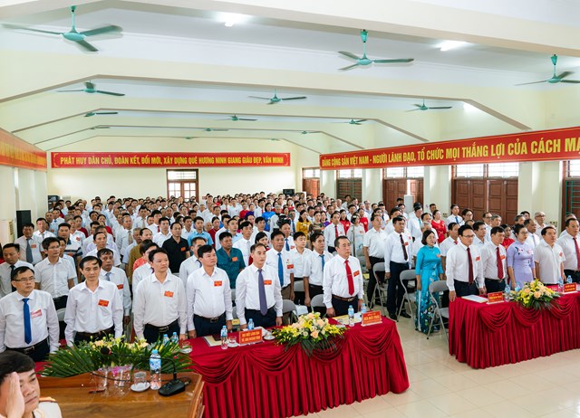 Đại hội đại biểu Đảng bộ xã Ninh Giang lần thứ I, nhiệm kỳ 2025 – 2030 - Ảnh 11