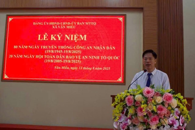 Ph&#250; Thọ: X&#227; Văn Miếu kỷ niệm 80 năm Ng&#224;y truyền thống C&#244;ng an nh&#226;n d&#226;n - Ảnh 3