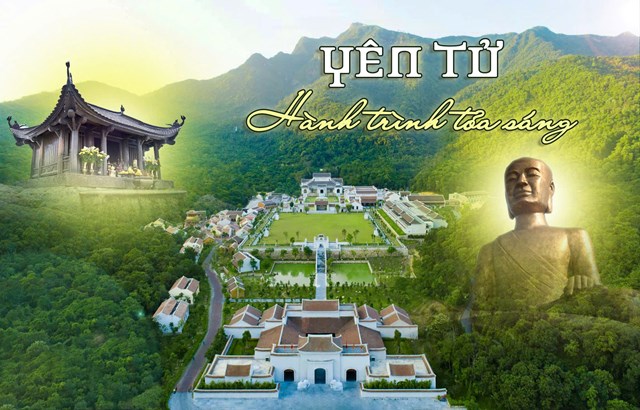 Quần thể chùa Yên Tử (Quảng Ninh) – nơi Phật hoàng Trần Nhân Tông tu hành, sáng lập Thiền phái Trúc Lâm, được mệnh danh là đất tổ của Phật giáo Việt Nam