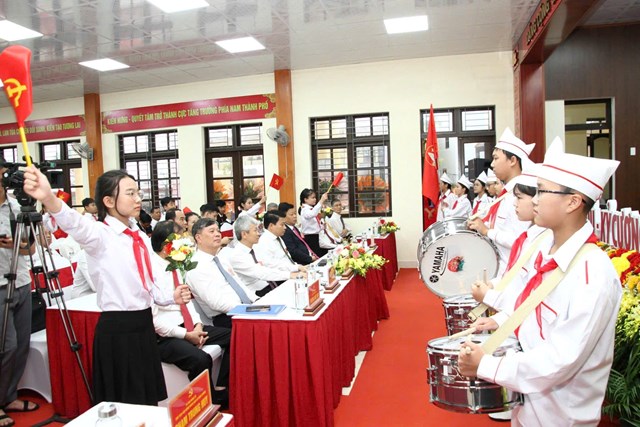 Các đại biểu tham dự Đại hội đại biểu lần thứ I Đảng bộ xã Kiến Hưng.